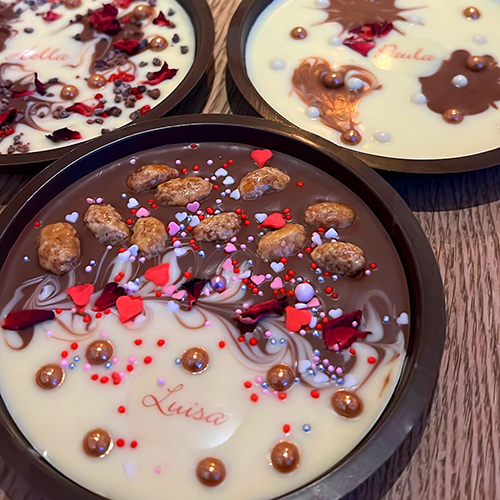 Schokoworkshop kleine Tafeln bei Ihnen zu Hause in M&uuml;nster und Umgebung