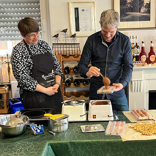 Pralinen machen Weihnachtsfeier, Firmenfeier