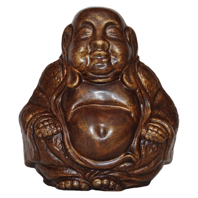 Schoko Buddha groß 14,4 cm hoch Zartbitter 65% vegan
