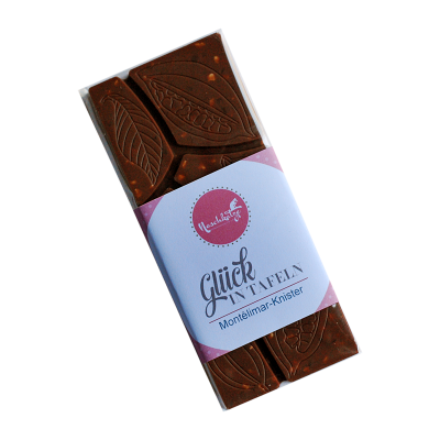 Schokoladentafel 42% Montélimar-Knister (Original Beans)
