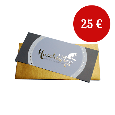 Gutschein für Naschkatze 25 Euro