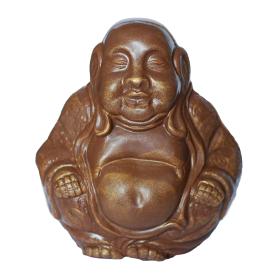 Schoko Buddha groß 14,4 cm hoch Vollmilch