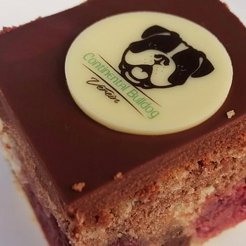 Bedruckte Schokoladenaufleger rund für Kuchen