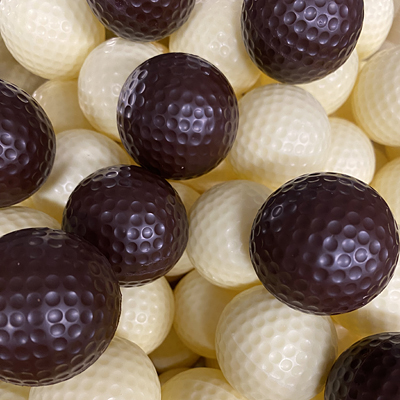 Golfbälle aus Schokolade, Schokoladengolfbälle